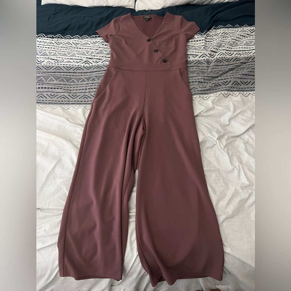 Grape colored Express jumpsuit size small